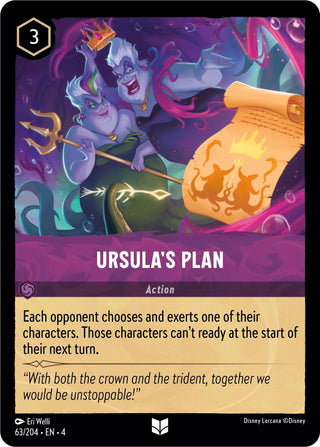Ursula’s Plan (63) (4) - Disney Lorcana Single