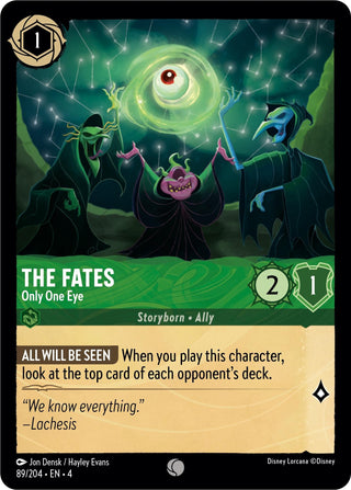 The Fates - Only One Eye (89) (4) - Disney Lorcana Single