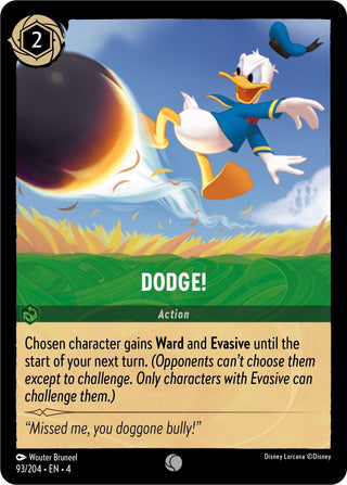 Dodge! (93) (4) - Disney Lorcana Single