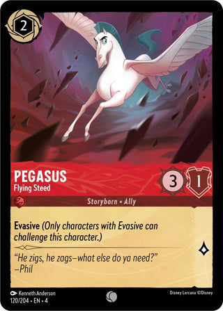 Pegasus - Flying Steed (120) (4) - Disney Lorcana Single