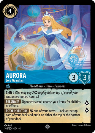 Aurora - Lore Guardian (140) (4) - Disney Lorcana Single