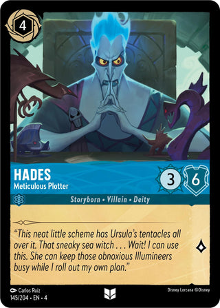 Hades - Meticulous Plotter (145) (4) - Disney Lorcana Single