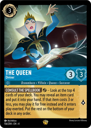 The Queen - Diviner (156) (4) - Disney Lorcana Single