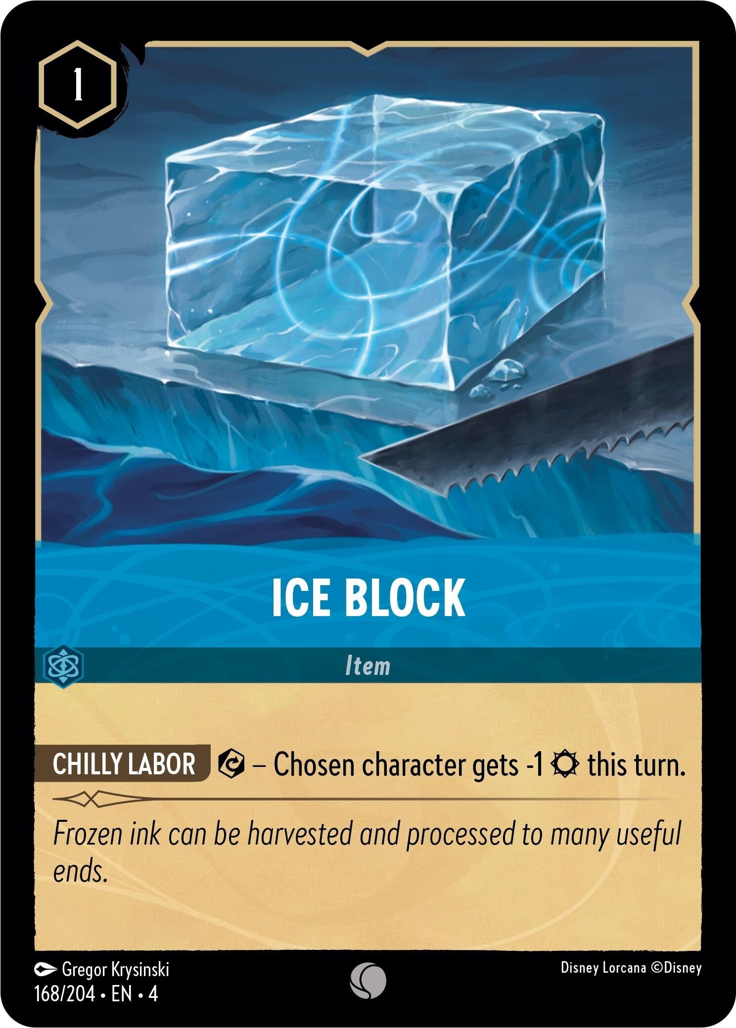 Ice Block (168) (4) - Disney Lorcana Single