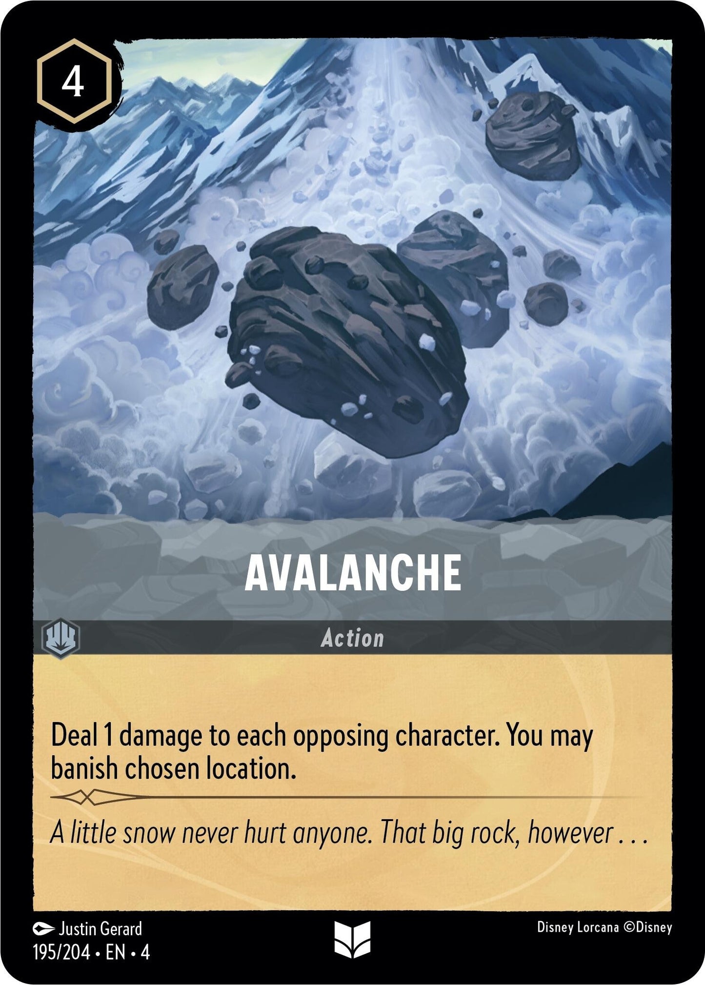 Avalanche (195) (4) - Disney Lorcana Single