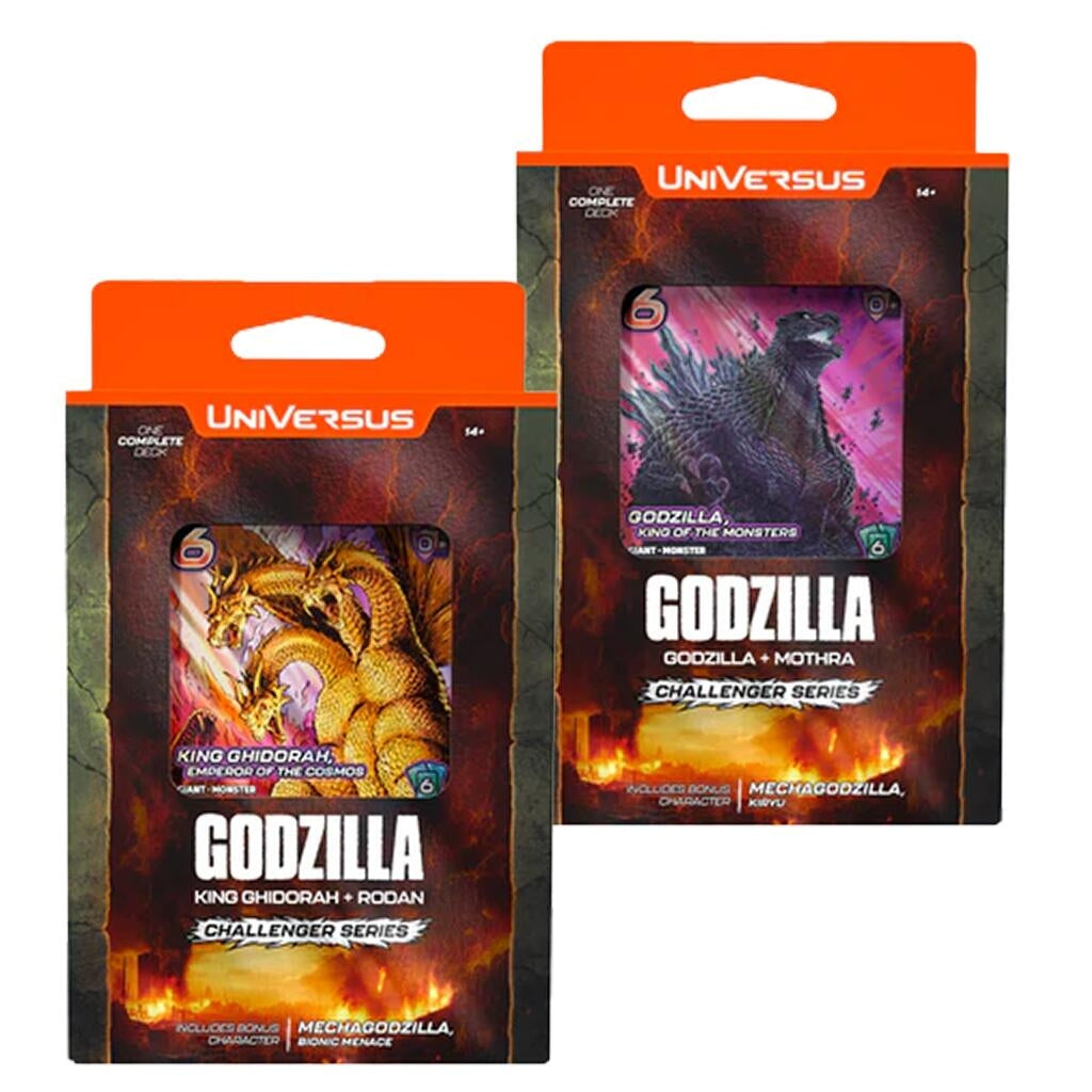 Challenger Series: Godzilla and King Ghidorah Deck Bundle [Set of 2] - UniVersus Sealed