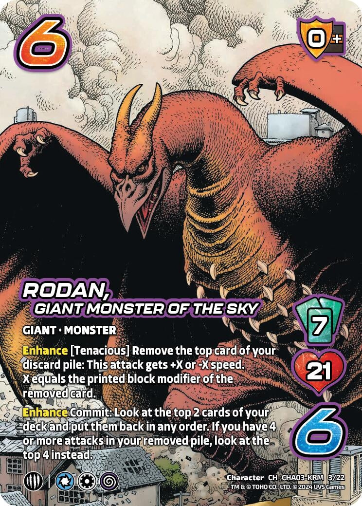 Rodan Giant Monster of the Sky (3322) - UniVersus Single