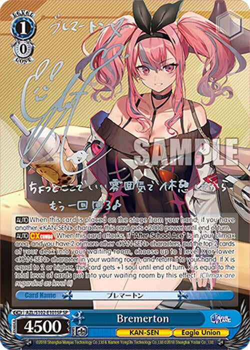 Bremerton (SP) (Silver Signature) (102101) - Weiss Schwarz Single