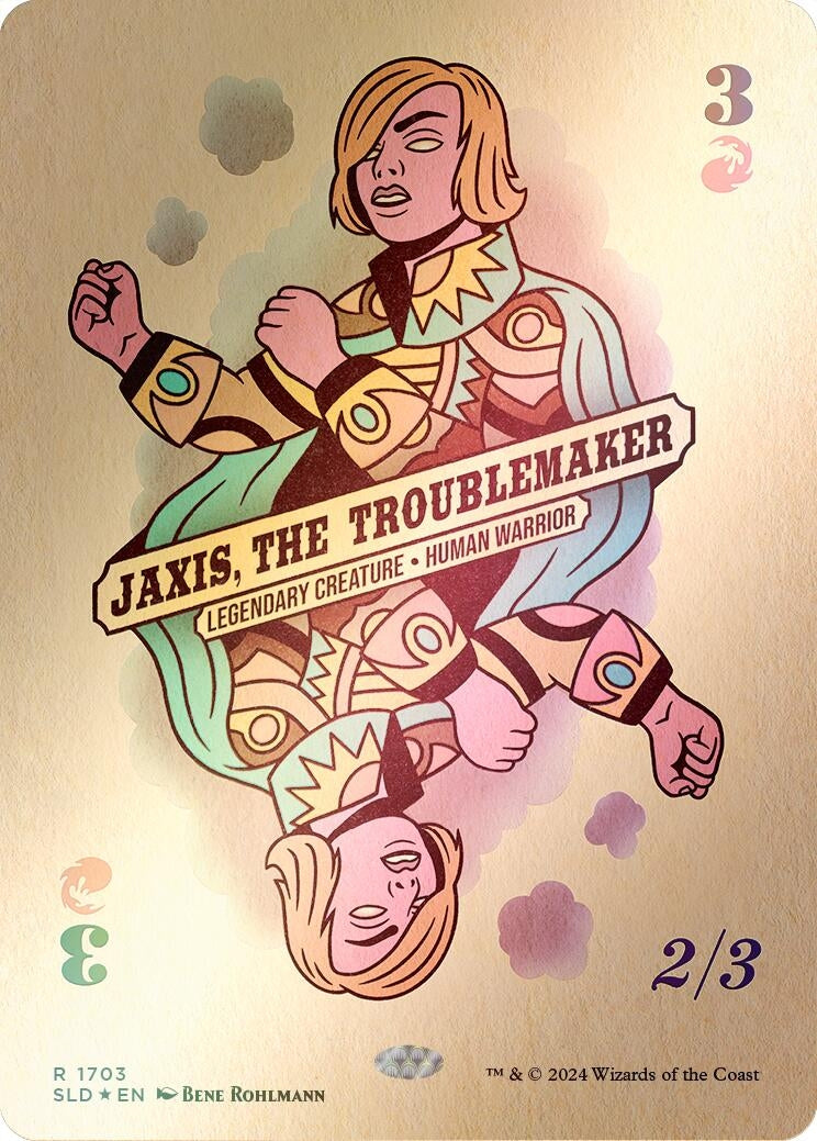 Jaxis the Troublemaker (Rainbow Foil) (1703) [SLD] - MTG Single