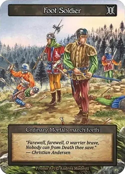 Foot Soldier (Forest) - Sorcery: Contested Realm Single