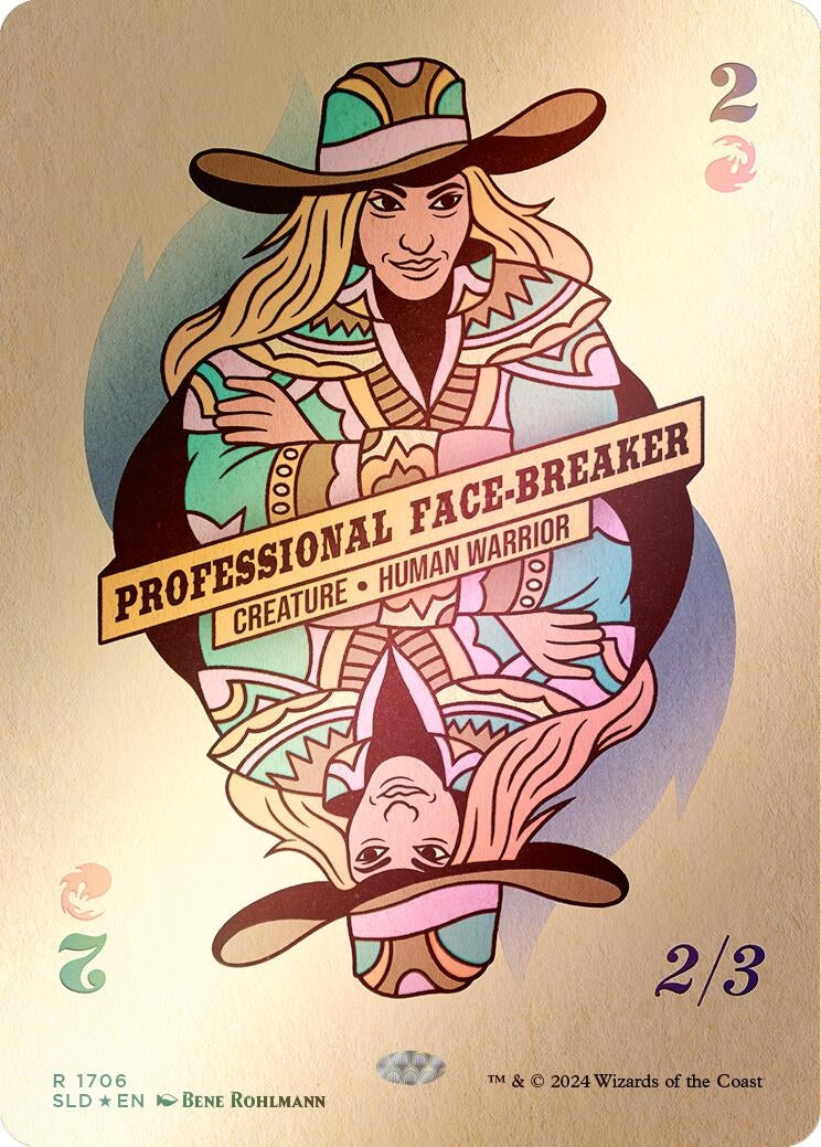 Professional Face-Breaker (Rainbow Foil) (1706) [SLD] - MTG Single
