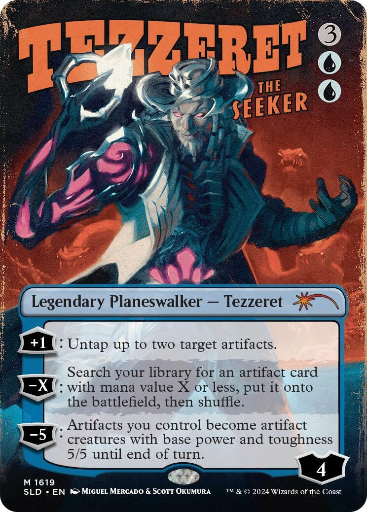 Tezzeret the Seeker (1619) (1619) [SLD] - MTG Single