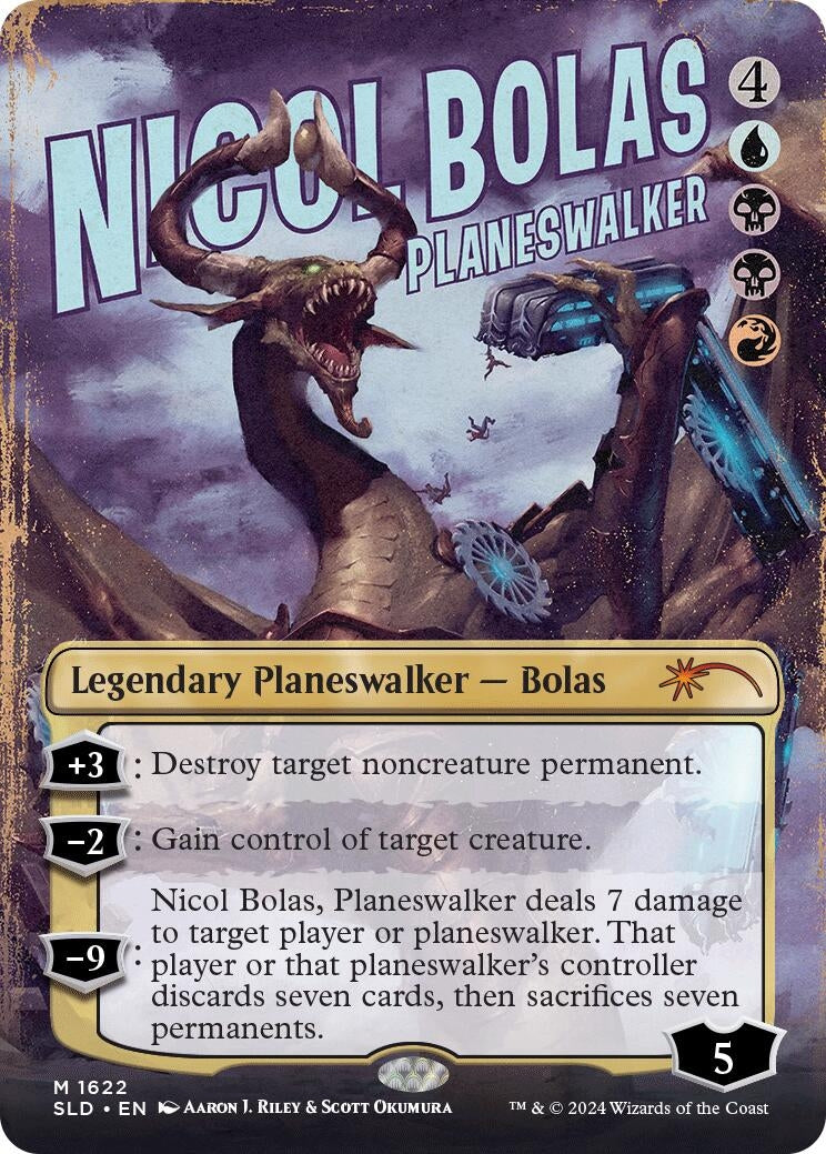 Nicol Bolas Planeswalker (1622) [SLD] - MTG Single