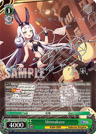 Shimakaze (SP) (Silver Signature) (102036) - Weiss Schwarz Single