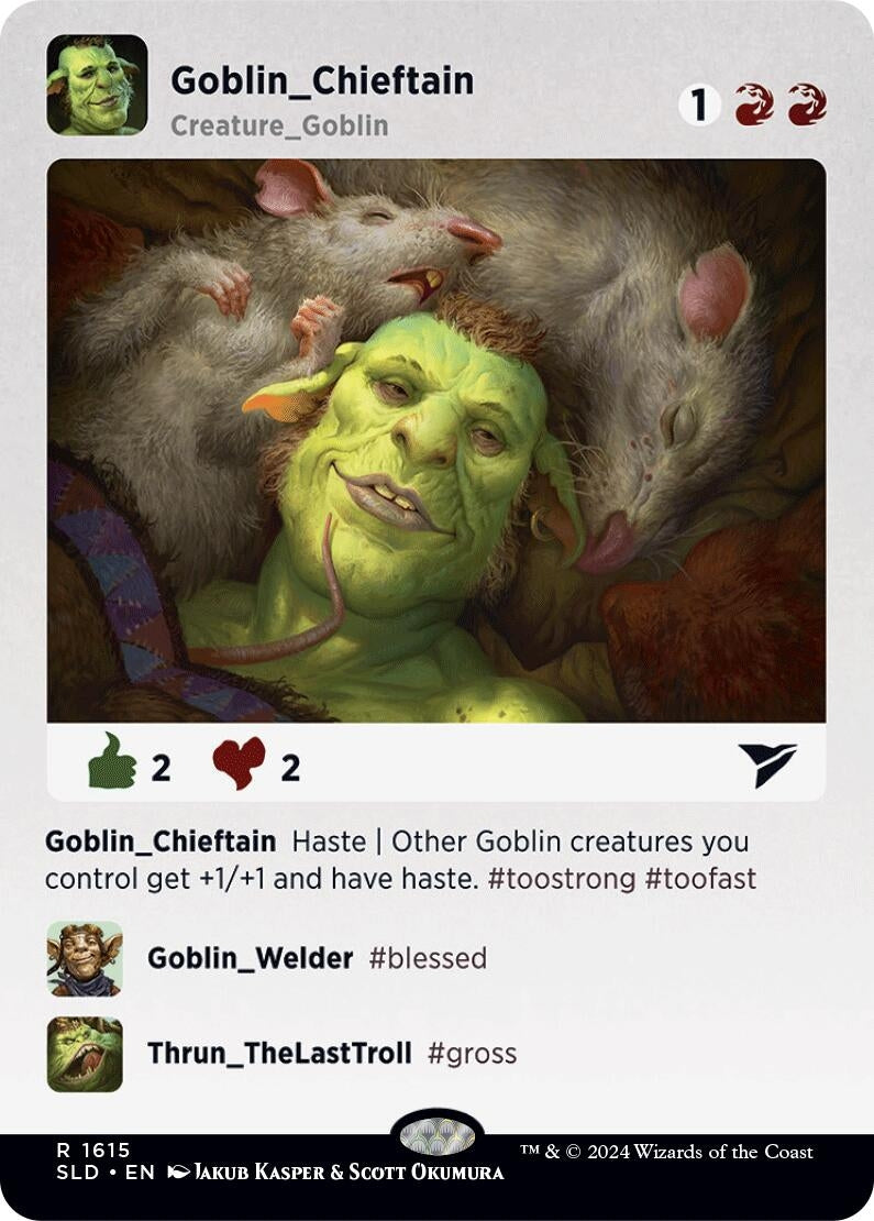 Goblin Chieftain (1615) [SLD] - MTG Single