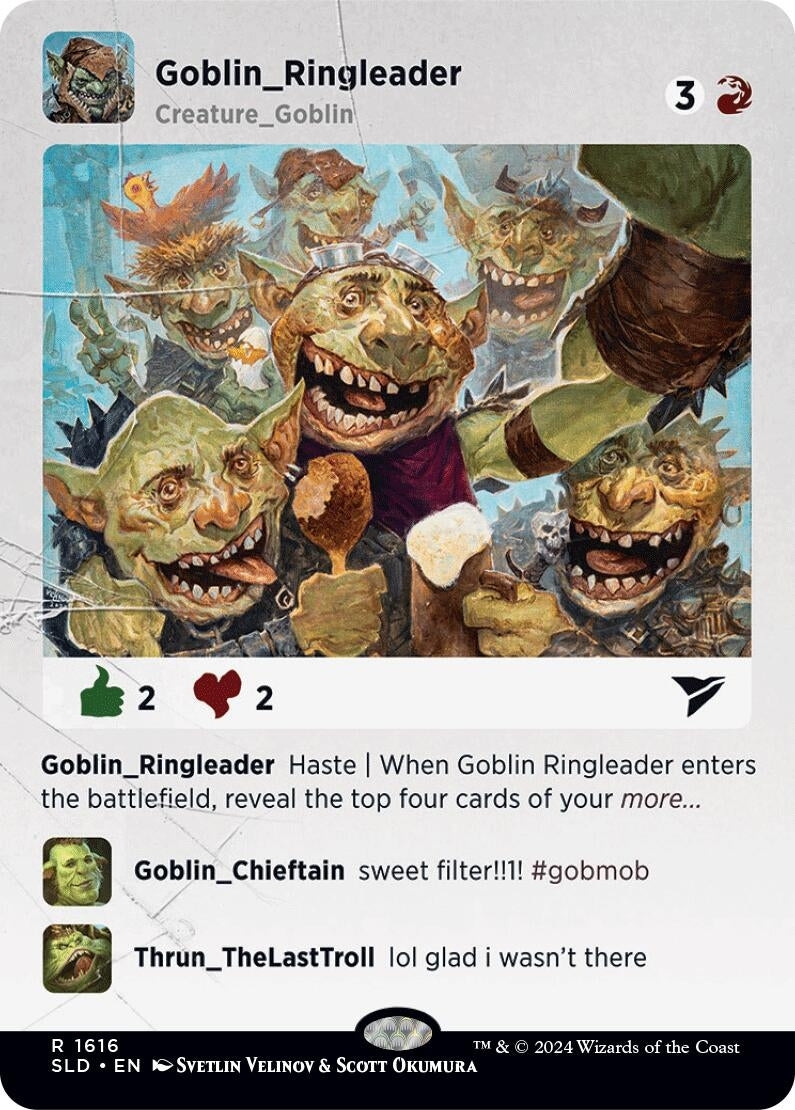 Goblin Ringleader (1616) [SLD] - MTG Single
