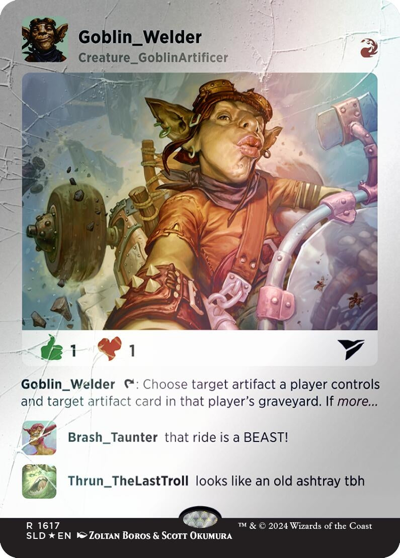 Goblin Welder (Rainbow Foil) (1617) [SLD] - MTG Single