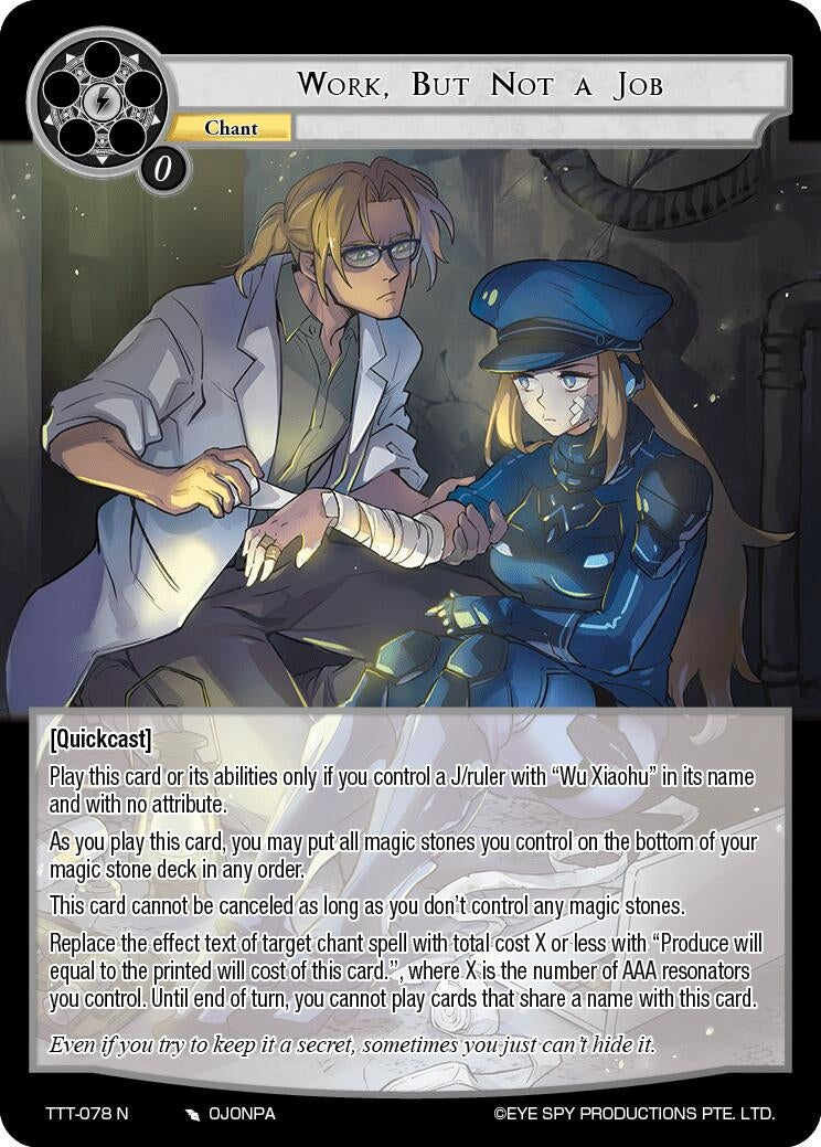 Work But Not a Job (78) [TTT] - Force of Will Single