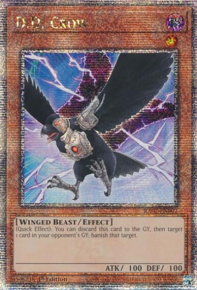 D.D. Crow (Quarter Century Secret Rare) (2002) (RA02) - YuGiOh Single