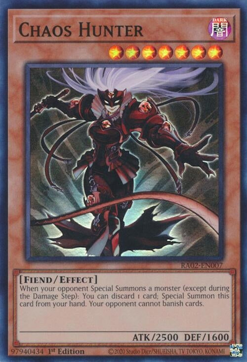 Chaos Hunter (2007) (RA02) - YuGiOh Single