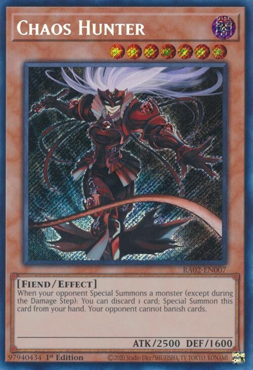 Chaos Hunter (Secret Rare) (2007) (RA02) - YuGiOh Single