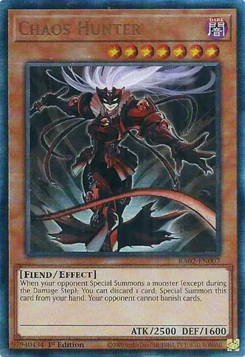 Chaos Hunter (PUR) (2007) (RA02) - YuGiOh Single