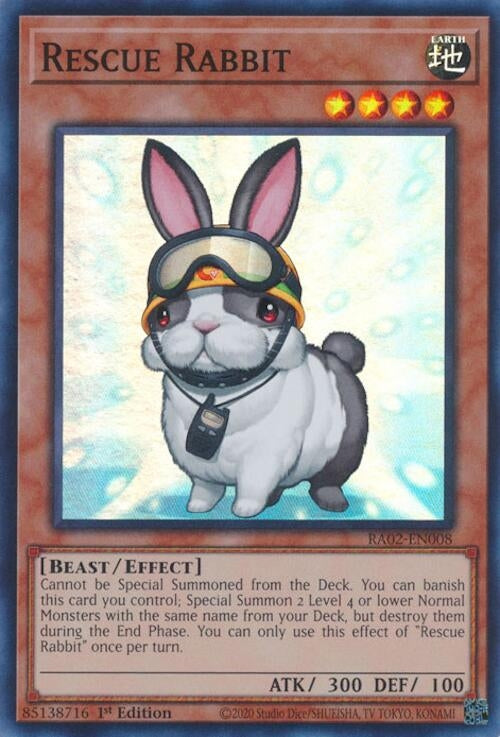 Rescue Rabbit (2008) (RA02) - YuGiOh Single