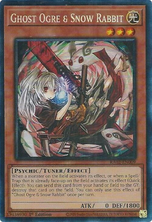 Ghost Ogre & Snow Rabbit (Alternate Art) (PCR) (2009) (RA02) - YuGiOh Single