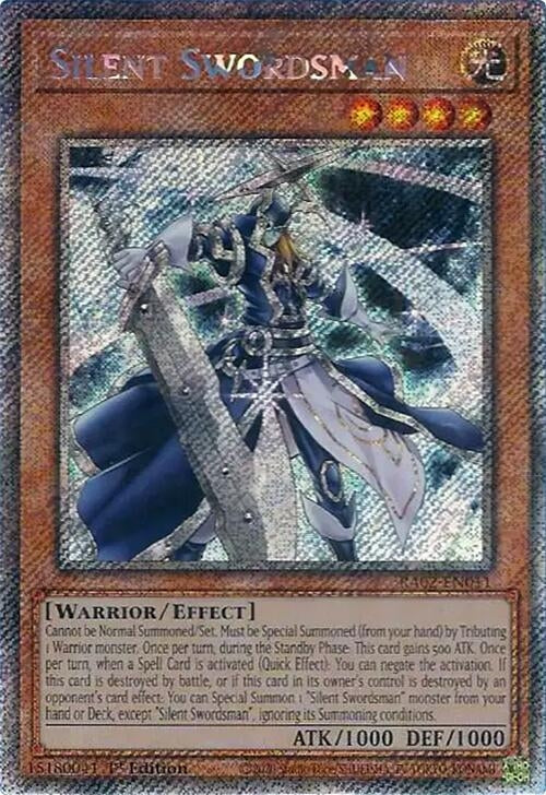 Silent Swordsman (Platinum Secret Rare) (2011) (RA02) - YuGiOh Single