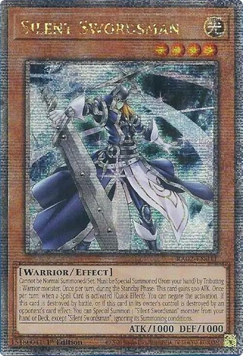 Silent Swordsman (Quarter Century Secret Rare) (2011) (RA02) - YuGiOh Single