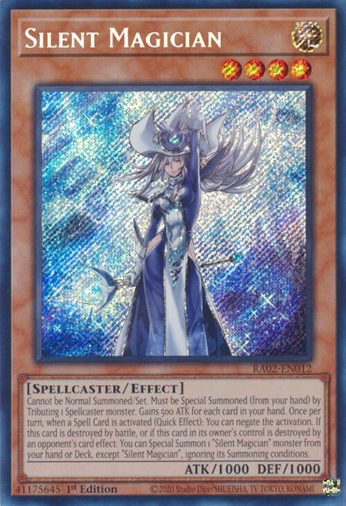 Silent Magician (Secret Rare) (2012) (RA02) - YuGiOh Single