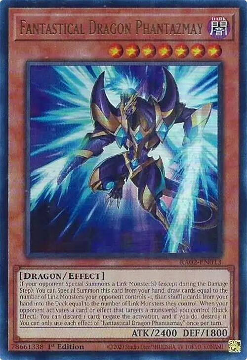 Fantastical Dragon Phantazmay (Alternate Art) (UR) (2013) (RA02) - YuGiOh Single