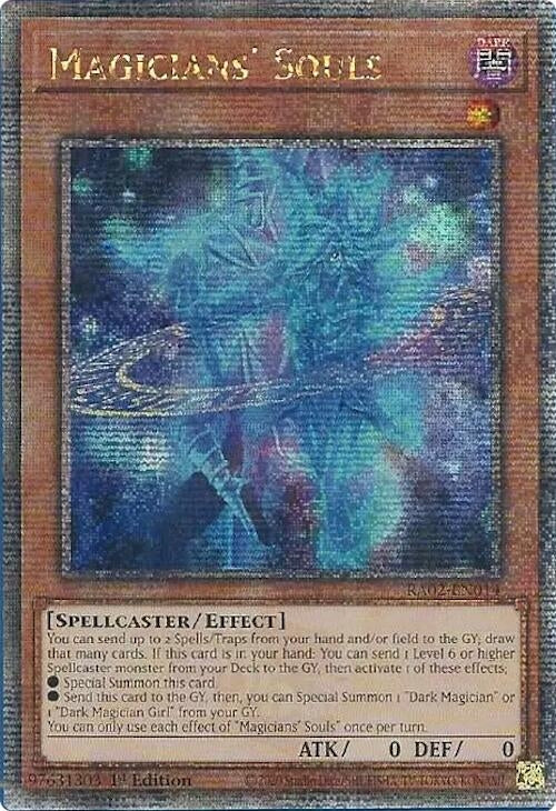 Magicians’ Souls (Quarter Century Secret Rare) (2014) (RA02) - YuGiOh Single