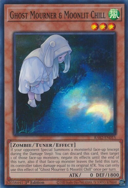 Ghost Mourner & Moonlit Chill (Alternate Art) (2015) (RA02) - YuGiOh Single