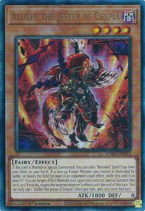 Aluber the Jester of Despia (PUR) (2016) (RA02) - YuGiOh Single