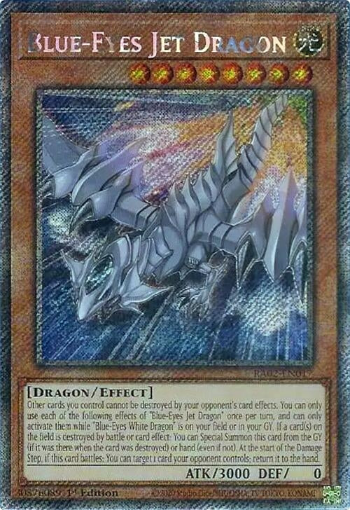 Blue-Eyes Jet Dragon (Platinum Secret Rare) (2017) (RA02) - YuGiOh Single