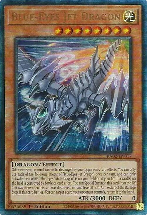 Blue-Eyes Jet Dragon (PUR) (2017) (RA02) - YuGiOh Single