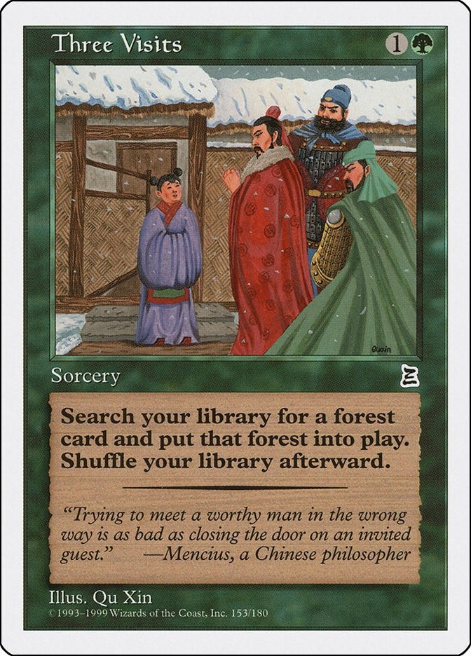Three Visits (153) [PTK] - MTG Single