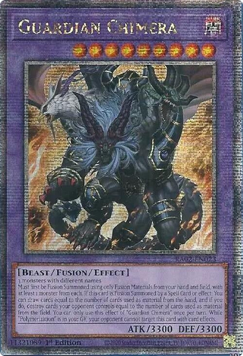 Guardian Chimera (Quarter Century Secret Rare) (2023) (RA02) - YuGiOh Single