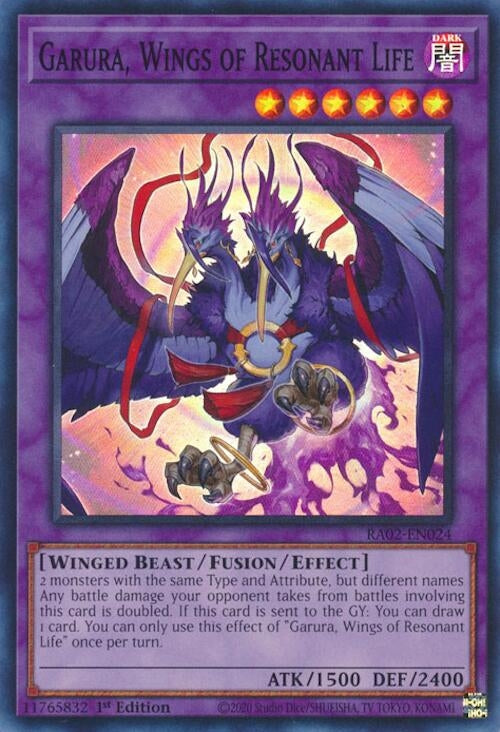 Garura Wings of Resonant Life (2024) (RA02) - YuGiOh Single