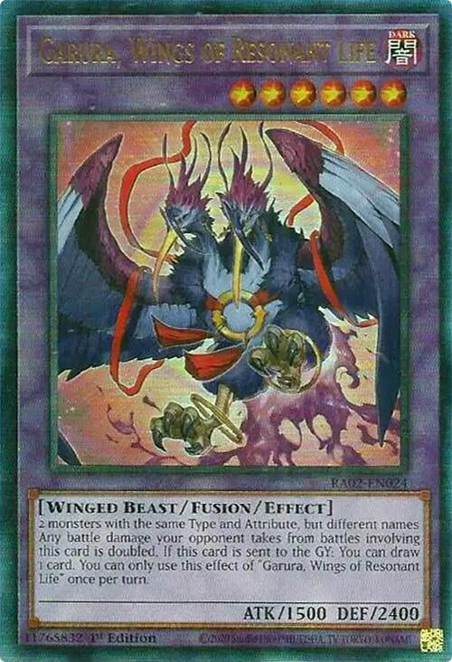 Garura Wings of Resonant Life (PUR) (2024) (RA02) - YuGiOh Single