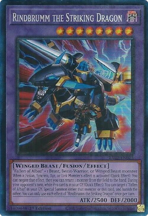 Rindbrumm the Striking Dragon (PCR) (2025) (RA02) - YuGiOh Single