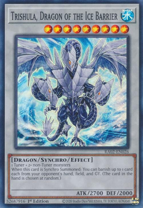 Trishula Dragon of the Ice Barrier (2026) (RA02) - YuGiOh Single