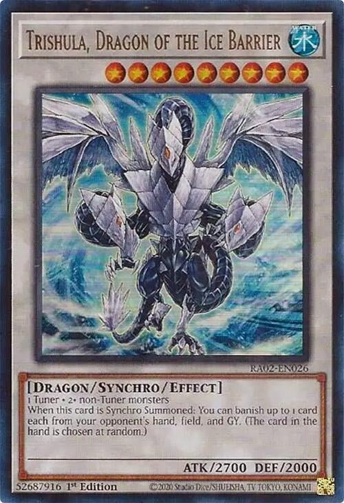 Trishula Dragon of the Ice Barrier (UR) (2026) (RA02) - YuGiOh Single
