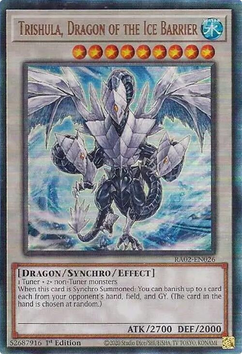 Trishula Dragon of the Ice Barrier (PUR) (2026) (RA02) - YuGiOh Single
