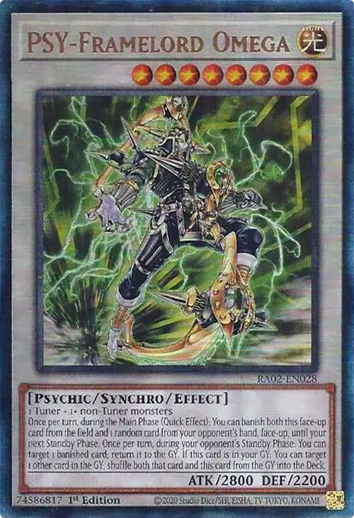 PSY-Framelord Omega (PUR) (2028) (RA02) - YuGiOh Single