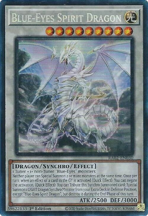 Blue-Eyes Spirit Dragon (PCR) (2030) (RA02) - YuGiOh Single