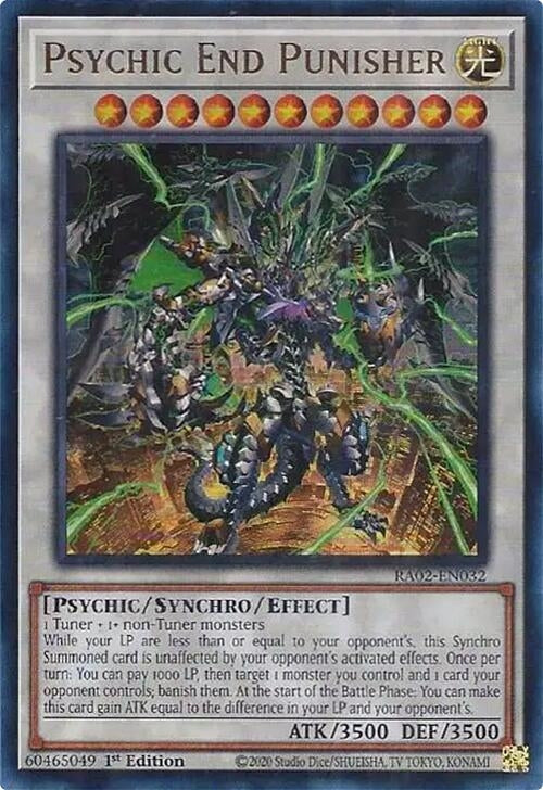 Psychic End Punisher (UR) (2032) (RA02) - YuGiOh Single
