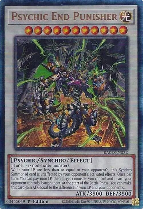 Psychic End Punisher (PUR) (2032) (RA02) - YuGiOh Single