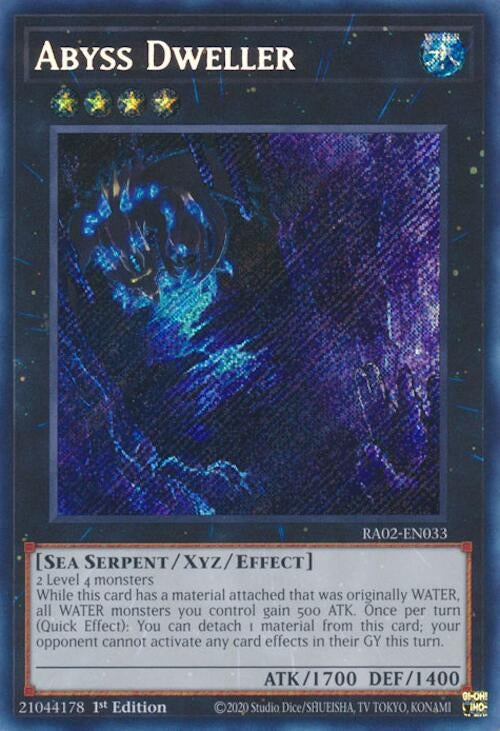 Abyss Dweller (Secret Rare) (2033) (RA02) - YuGiOh Single